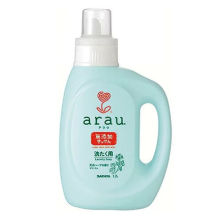  Arau Baby šķidrums bērnu apģērbu mazgāšanai ar ģerānijas aromātu 1200ml