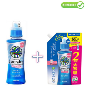 Saraya Yashinomi Veļas mazgāšanas šķidrums 520ml + pildviela 950ml