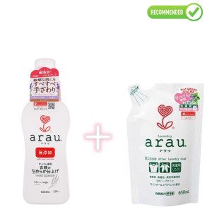 Arau kondicionieris veļai ar lavandas aromātu 720ml + pildviela 650ml