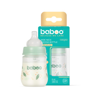 Baboo Antikoliku barošanas pudelīte 0+ mēn. 180ml