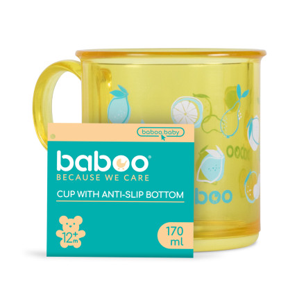 Baboo Krūzīte ar neslīdošu pamatni 170ml