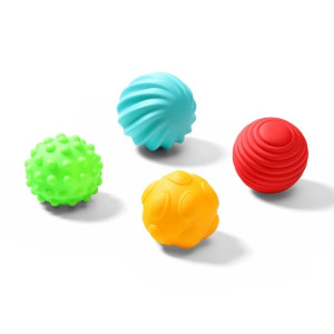 BabyOno 1529 Sensoro bumbiņu komplekts 4gab