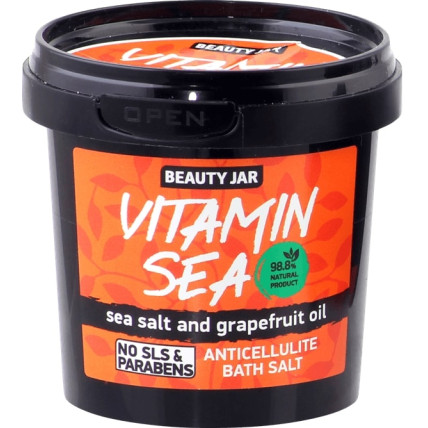 Beauty Jar VITAMIN SEA - anti-celulīta vannas sāls 200g