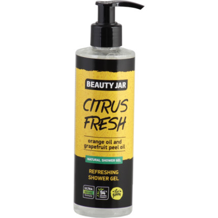 Beauty Jar CITRUS FRESH - atsvaidzinošs dušas gēls, 250ml