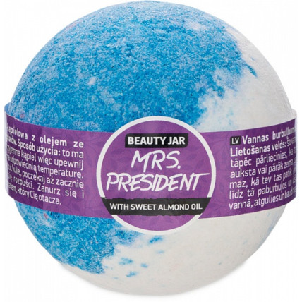 Beauty Jar MRS.PRESIDENT - vannas burbuļbumba ar mandeļu eļļu