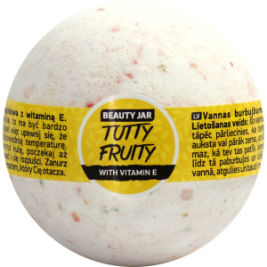 Beauty Jar TUTTY FRUITY - vannas burbuļbumba ar E vitamīnu