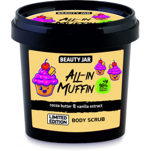 Beauty Jar All-In Muffin ķermeņa skrubis 160g