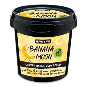 Beauty Jar Banana Moon Skrubis ķermenim 200g