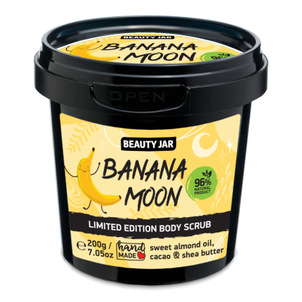 Beauty Jar Banana Moon Skrubis ķermenim 200g