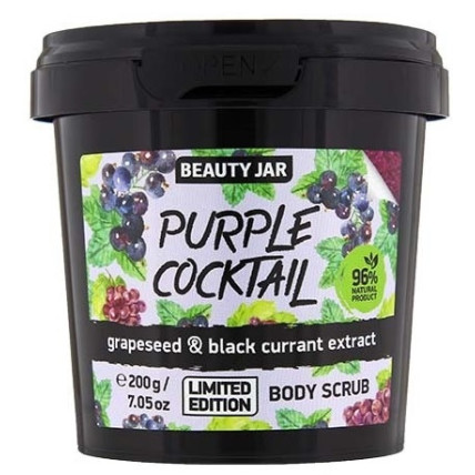 Beauty Jar Purple Cocktail ķermeņa skrubis 200g