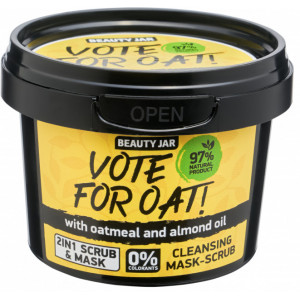 Beauty Jar ''Vote for oat!" attīroša maska-skrubis 100g