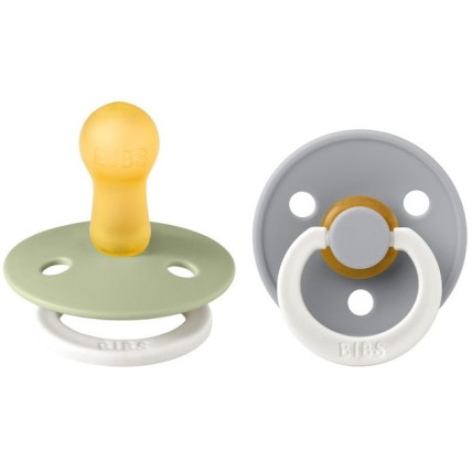 Bibs Glow Māneklis no dabiskā kaučuka 6-18m 2gab Bibs Glow Māneklis no dabiskā kaučuka 6-18m 2gab