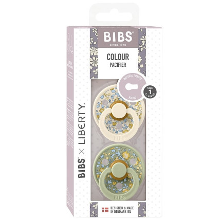 BIBS x Liberty Colour Māneklis no dabiskā kaučuka 0-6m 2gab