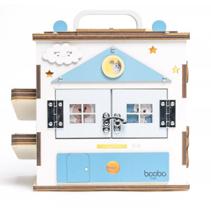 Boobo Toys Busy Cube Medium Aktivitātes kubs zēniem