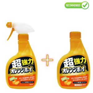 Daiichi universāls tīrīšanas līdzeklis mājai ar apelsīnu aromātu 400ml + pildviela 400ml