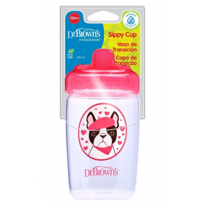 Dr.Browns TC21012 Krūzīte ar cietu snīpīti 350 ml.,12m+