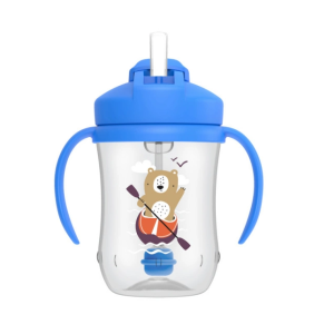 Dr.Browns TC91012 Mācību krūzīte ar salmiņu un atsvaru