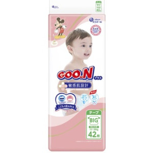 Autiņbiksītes jutīgai ādai Goo.N XL 12-20kg 42gab