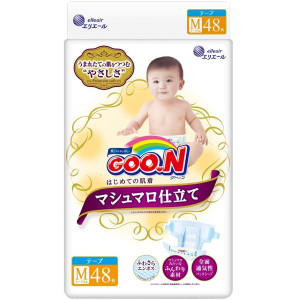 Autiņbiksītes Goo.N Marshmallow M 6-11kg 48gab