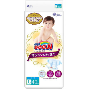 Goo.N Marshmallow Autiņbiksītes L 9-14kg 40gab