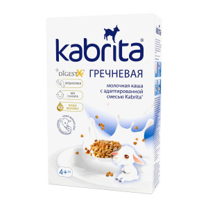 Kabrita griķu putra uz piena maisījuma pamata bērniem no 4 mēnešu vecuma 180g