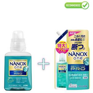 Lion Nanox One Pro Gels veļas mazgāšanai 380g + pildviela 790g