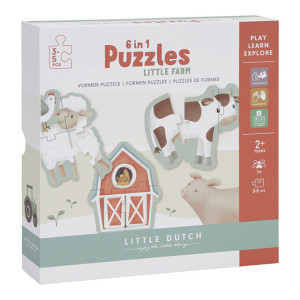 Little Dutch 7148 Puzzle 6 in 1