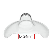 Medela Contact™ Silikona krūšu galu aizsargi L izmērs (24mm)  008.0291