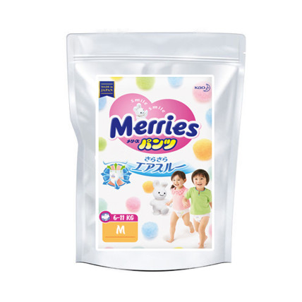 Merries Autiņbiksītes-biksītes PM 6-10kg, paraugs 3gab