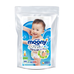 Moony Autiņbiksītes-biksītes meitenēm PXL 13-28kg paraugs 3gab