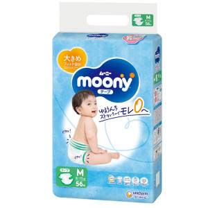 Moony Autiņbiksītes M 6-11kg 56gab