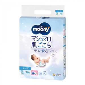 Moony Autiņbiksītes S 4-8kg 70gab