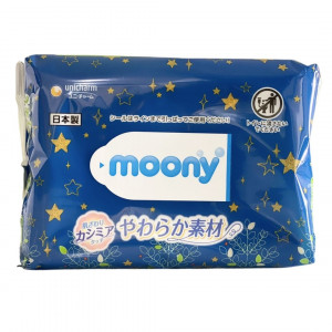 Mitrās salvetes Moony 80 gab