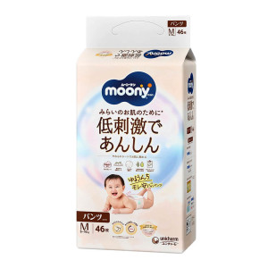 Moony Natural Autiņbiksītes-biksītes PM 5-10kg 46gab