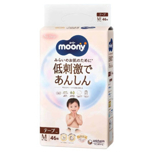 Moony Natural Autiņbiksītes M 6-11kg 46gab