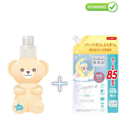 FaFa Story Dreamy šķidrais veļas mazgāšanas līdzeklis 400g + pildviela 850g