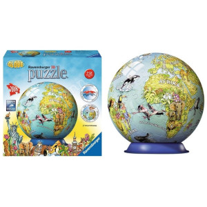Ravensburger 12212 Globuss 3D Puzle