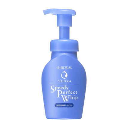 Shiseido Senka Speedy Perfect Whip Mitrinošas putas sejas mazgāšanai ar hialuronskābi 150ml