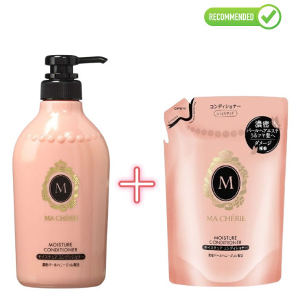 Shiseido MA CHERIE Mitrinošs matu kondicionieris 450ml + pildviela 380ml