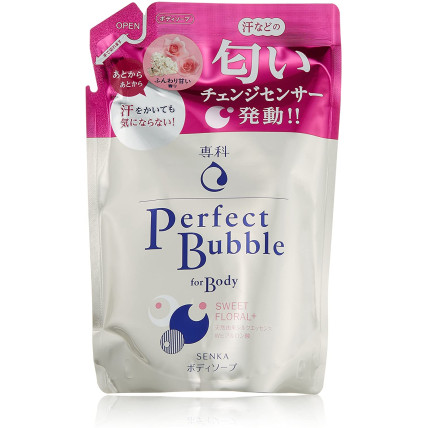 Shiseido Perfect Bubble dušas gels ar hialuronskābi un ilgstošu dezodorējošu efektu, pildviela 350ml