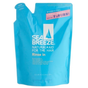 Shiseido Sea Breeze pretblaugznu šampūns un kondicionieris divi vienā ar mentolu, pildviela 400ml