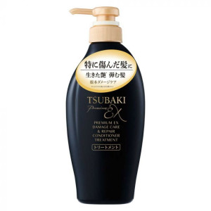 Shiseido Tsubaki Premium EX Atjaunojošs kondicionieris-maska ​​bojātiem matiem 450ml