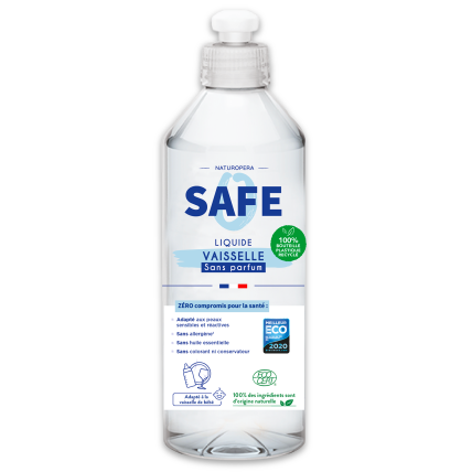 Safe Trauku mazgāšanas līdzeklis bez smaržvielam 500ml