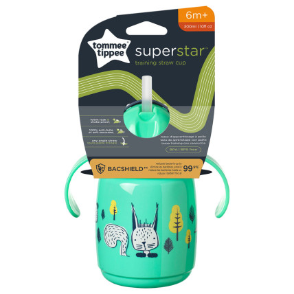 Tommee Tippee 447830 Mācību krūze ar salmiņu