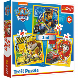 Trefl 34839T Pužļu komplekts 3in1