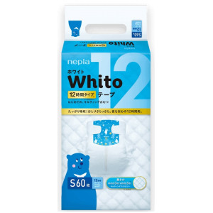 Autiņbiksītes Whito 12h S 4-8kg 60gab