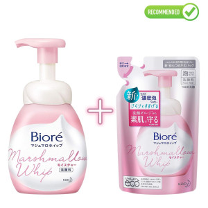  Biore Marshallow gels sejas mazgāšanai ar mitrinošo efektu 150ml + pildviela 130ml