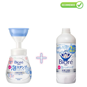 Biore U Šķidrās putu roku ziepes 240ml + pildviela 430ml