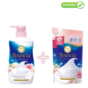 Cow Bouncia šķidrās ķermeņa ziepes 480ml + pildviela 360ml