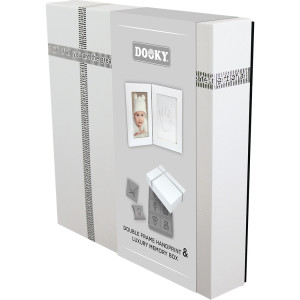Dooky dāvanu komplekts - rāmītis ar mazuļa nospiedumiem un atmiņu kastīte